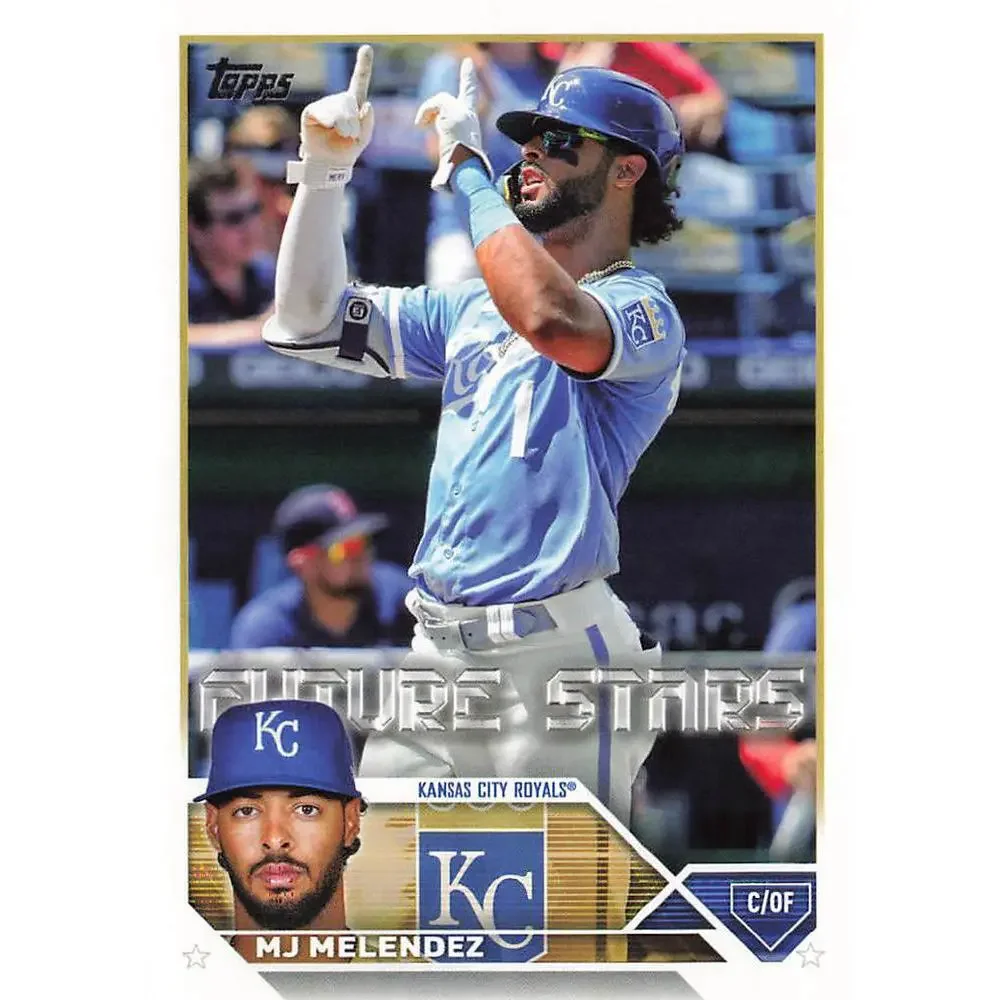 2023 Topps MJ Melendez - Future Stars #587 Kansas City Royals